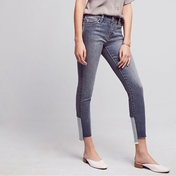 PILCRO & THE LETTERPRESS Script High-Rise High-Low Skinny Jeans - Picture 4 of 13